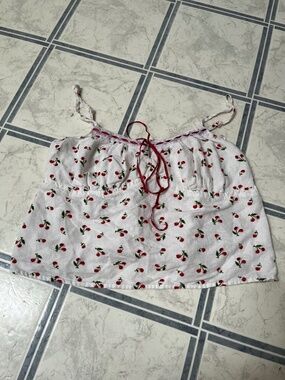 Japna cherry babydoll top